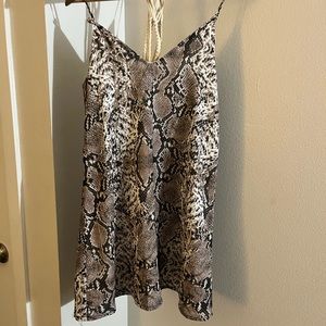 SheIn Snake Print Dress